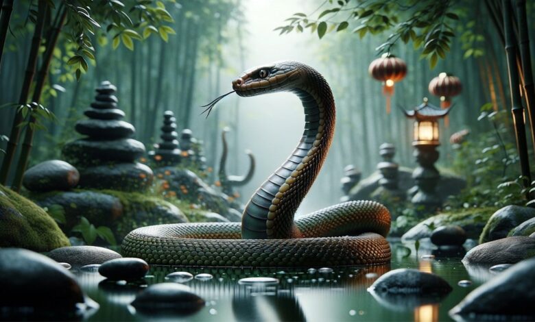 ai generated, year of the snake, zodiac. Hypocrisy Of People.