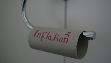 a roll of toilet paper| The Inflation Burden