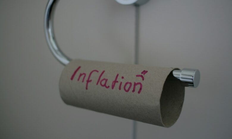 a roll of toilet paper| The Inflation Burden